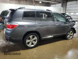 2012 Toyota Highlander Limited with VIN 5TDDK3EH6CS151700, listed as a Copart auction lot 62163965 with 248,662 mi miles and Salvage title. Bid and sale history available at DreamBid. Image 3.