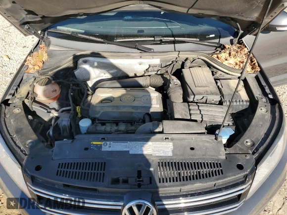 2016 Volkswagen Tiguan SE with VIN WVGBV7AX2GW524185, listed as a Copart auction lot 57615065 with 92,050 mi miles and Salvage title. Bid and sale history available at DreamBid. Image 12.