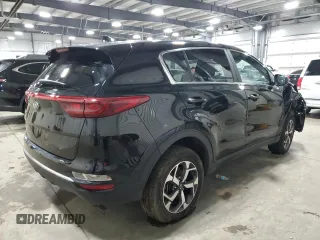 2022 Kia Sportage LX with VIN KNDPMCAC5N7022359, listed as a Copart auction lot 51053515 with Not Provided miles and Salvage Title. Bid and sale history available at carsss.com. Image 3.
