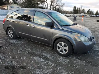 2008 Nissan Quest S with VIN 5N1BV28U08N108433, listed as a Copart auction lot 44432975 with 157,729 mi miles and Salvage Title. Bid and sale history available at carsss.com. Image 4.