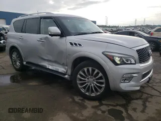 2015 Infiniti QX80 with VIN JN8AZ2NE4F9087405, listed as a Copart auction lot 70496284 with 207,470 mi miles and Clean Title. Bid and sale history available at carsss.com. Image 4.