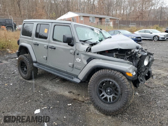 2021 Jeep Wrangler Unlimited Sahara High Altitude z VIN 1C4HJXEN6MW751197, wystawiony jako Copart lot #81239954 z przebiegiem 57 603 mil mil oraz Szkoda całkowita • Salvage title. Historia ofert i sprzedaży dostępna na DreamBid. Obrazek 4.