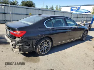 2016 BMW 7 Series 740i with VIN WBA7E2C52GG504017, listed as a Copart auction lot 78730483 with 47,097 mi miles. Bid and sale history available at carsss.com. Image 3.