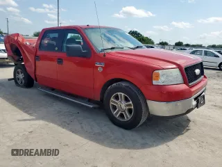 2006 Ford F-150 XLT with VIN 1FTRW12W96FB07681, listed as a Copart auction lot 61033625 with 140,527 mi miles and Salvage title. Bid and sale history available at DreamBid. Image 4.