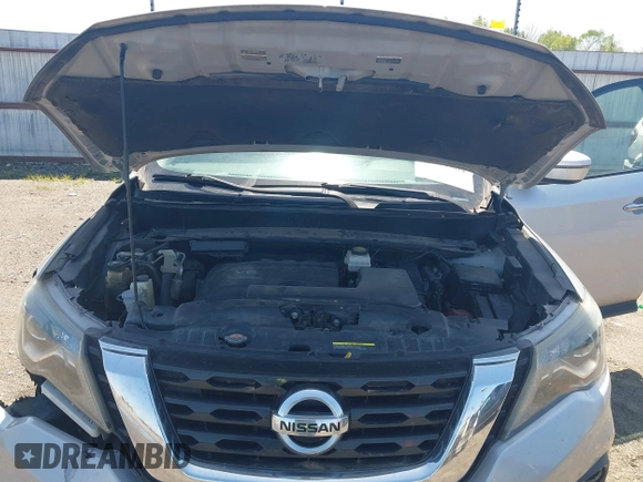 2018 Nissan Pathfinder SL with VIN 5N1DR2MN6JC605063, listed as a IAAI auction lot 41971664 with 99,505 mi miles. Bid and sale history available at carsss.com. Image 10.
