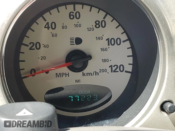 2002 Chrysler PT Cruiser Limited with VIN 3C8FY68BX2T211173, listed as a Copart auction lot 65964855 with 77,223 mi miles and Salvage title. Bid and sale history available at DreamBid. Image 9.