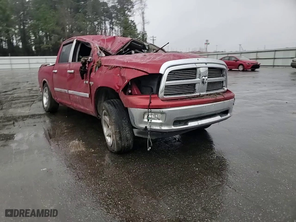 2010 Dodge Ram 1500 SLT with VIN 1D7RV1CT9AS133534, listed as a Copart auction lot 44978955 with 0 mi miles and Salvage Title. Bid and sale history available at carsss.com. Image 10.