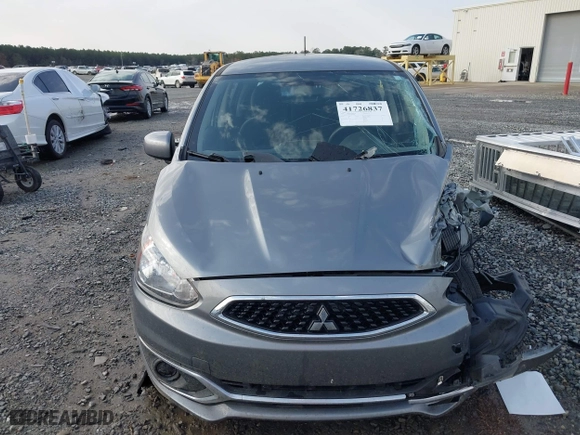 2020 Mitsubishi Mirage ES with VIN ML32A3HJ9LH002486, listed as a IAAI auction lot 41726837 with 48,154 mi miles. Bid and sale history available at carsss.com. Image 12.