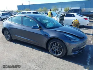 2023 Tesla Model 3 with VIN 5YJ3E1EA1PF681030, listed as a IAAI auction lot 41545960 with 19,590 mi miles. Bid and sale history available at carsss.com. Image 1.