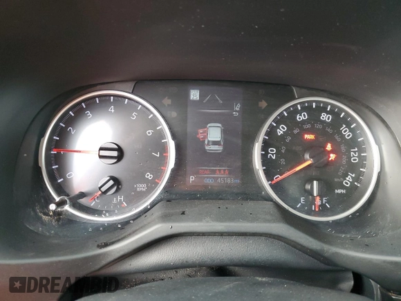 2021 Toyota RAV4 LE with VIN 2T3G1RFV7MC233203, listed as a Copart auction lot 49264545 with 45,183 mi miles and Salvage Title. Bid and sale history available at carsss.com. Image 9.