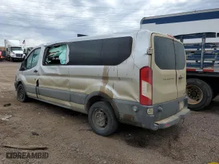 2016 Ford Transit Wagon XL with VIN 1FBZX2ZM6GKB28752, listed as a Copart auction lot 60455554 with 211,616 mi miles and Salvage Title. Bid and sale history available at carsss.com. Image 2.
