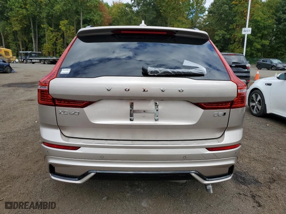 2024 Volvo XC60 Core Dark Theme with VIN YV4L12RK9R1755873, listed as a Copart auction lot 74191354 with 5,979 mi miles and Salvage Title. Bid and sale history available at carsss.com. Image 6.