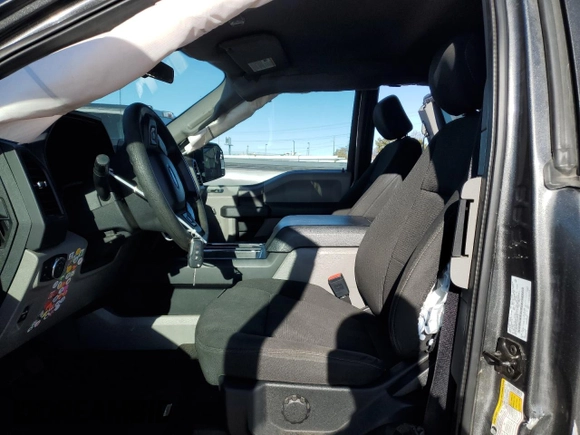 2019 Ford F-150 XL with VIN 1FTEX1EP1KKE22881, listed as a Copart auction lot 45046475 with 62,579 mi miles and Salvage Title. Bid and sale history available at carsss.com. Image 7.