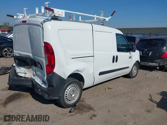 2019 Ram ProMaster City Cargo Tradesman z VIN ZFBHRFAB1K6N89591, wystawiony jako IAAI lot #41129142 z przebiegiem 63 225 mil mil oraz . Historia ofert i sprzedaży dostępna na DreamBid. Obrazek 4.