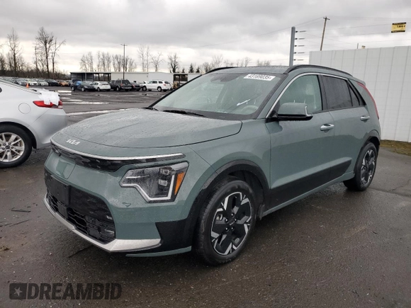 2023 Kia Niro Wave with VIN KNDCT3L18P5032654, listed as a Copart auction lot 43169035 with 15,427 mi miles and Salvage Title. Bid and sale history available at DreamBid. Image 1.
