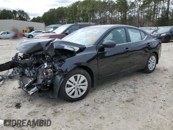 2024 Nissan Sentra S with VIN 3N1AB8BV7RY391787, listed as a Copart auction lot 48869895 with 3,429 mi miles and Salvage Title. Bid and sale history available at carsss.com. Image 1.