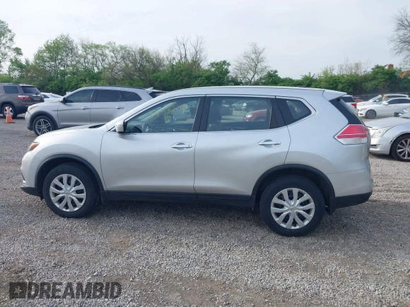 2015 Nissan Rogue S with VIN KNMAT2MV7FP585088, listed as a IAAI auction lot 42138274 with 115,554 mi miles and . Bid and sale history available at DreamBid. Image 14.