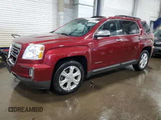 2017 GMC Terrain SLE with VIN 2GKFLTEK1H6107000, listed as a Copart auction lot 46283195 with 128,242 mi miles and Salvage Title. Bid and sale history available at carsss.com. Image 1.