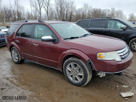 2008 Ford Taurus X Limited with VIN 1FMDK06W28GA10230, listed as a Copart auction lot 46575375 with 254,301 mi miles and Salvage Title. Bid and sale history available at carsss.com. Image 4.