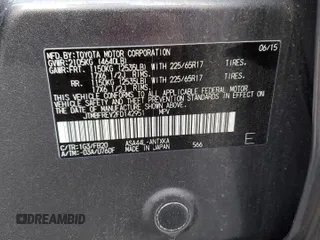2015 Toyota RAV4 LE with VIN JTMBFREV2FD142951, listed as a Copart auction lot 46443175 with 127,249 mi miles and Salvage Title. Bid and sale history available at carsss.com. Image 13.