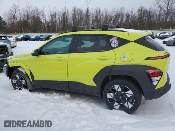 2024 Hyundai Kona SEL with VIN KM8HCCAB0RU072233, listed as a Copart auction lot 42300595 with 6,292 mi miles and Salvage Title. Bid and sale history available at carsss.com. Image 2.