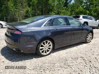 2014 Lincoln MKZ with VIN 3LN6L2JK1ER815422, listed as a Copart auction lot 63425755 with 127,094 mi miles and Salvage title. Bid and sale history available at DreamBid. Image 3.