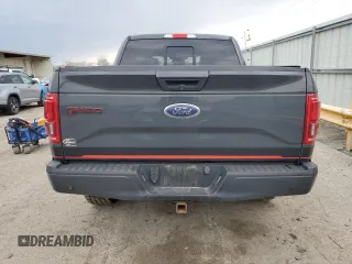 2016 Ford F-150 XLT with VIN 1FTEW1EG9GFC37867, listed as a Copart auction lot 52339545 with 61,361 mi miles and Salvage Title. Bid and sale history available at carsss.com. Image 6.