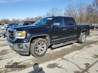 2015 GMC Sierra 1500 SLT with VIN 3GTU2VEC0FG432104, listed as a Copart auction lot 49510395 with 164,967 mi miles and Salvage Title. Bid and sale history available at DreamBid. Image 1.