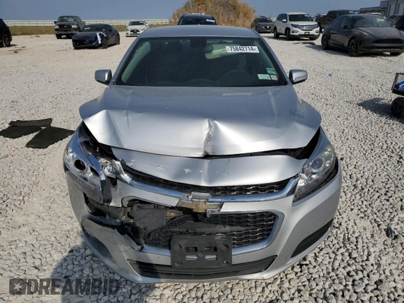 2016 Chevrolet Malibu Limited LT with VIN 1G11C5SA1GU147583, listed as a Copart auction lot 75842714 with Not Provided miles and Salvage Title. Bid and sale history available at carsss.com. Image 5.