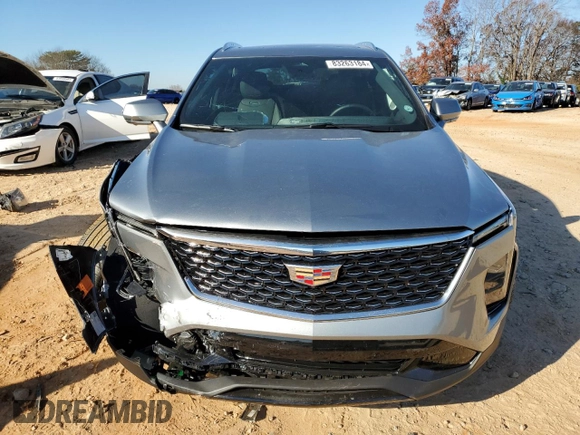 2025 Cadillac XT4 FWD Premium Luxury with VIN 1GYFZCR45SF115517, listed as a Copart auction lot 83263184 with 2,328 mi miles and Salvage title. Bid and sale history available at DreamBid. Image 5.
