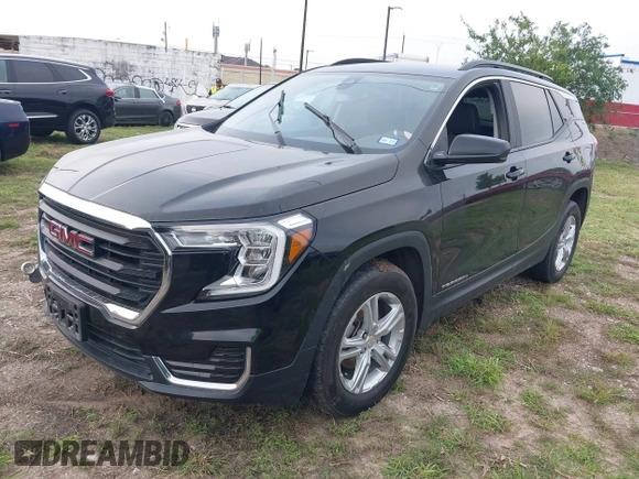 2022 GMC Terrain SLE z VIN 3GKALMEV4NL229383, wystawiony jako IAAI lot #41927702 z przebiegiem Nie podano mil oraz . Historia ofert i sprzedaży dostępna na DreamBid. Obrazek 2.