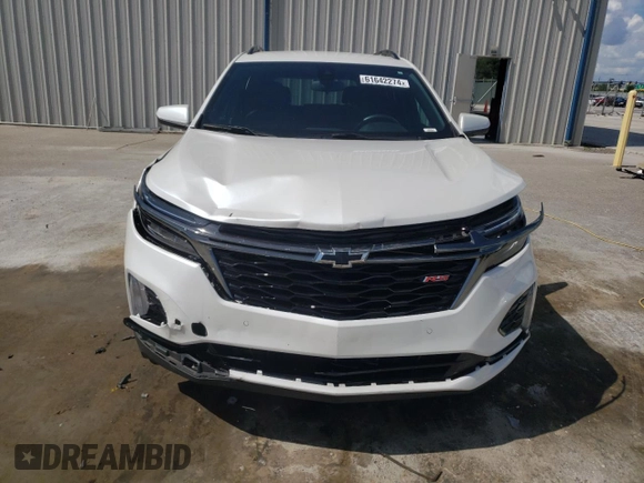 2022 Chevrolet Equinox RS with VIN 3GNAXMEV5NS245928, listed as a Copart auction lot 61642274 with 21,429 mi miles and Non Repairable. Bid and sale history available at DreamBid. Image 5.