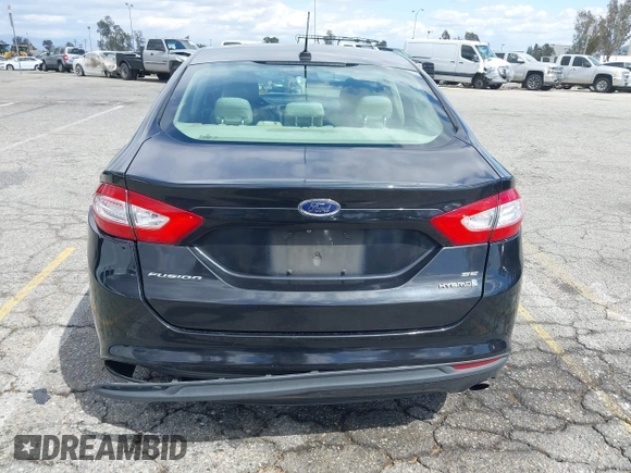 2015 Ford Fusion SE Hybrid with VIN 3FA6P0LU7FR199065, listed as a IAAI auction lot 41944181 with 197,020 mi miles. Bid and sale history available at carsss.com. Image 16.