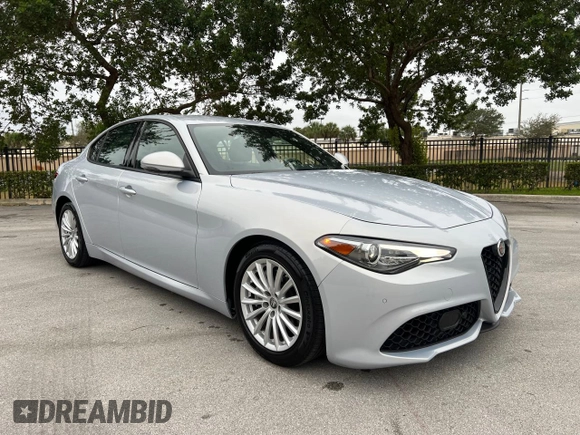 2022 Alfa Romeo Giulia with VIN ZARFAMAN7N7660663, listed as a Copart auction lot 47428075 with 11,210 mi miles and Salvage title. Bid and sale history available at DreamBid. Image 1.