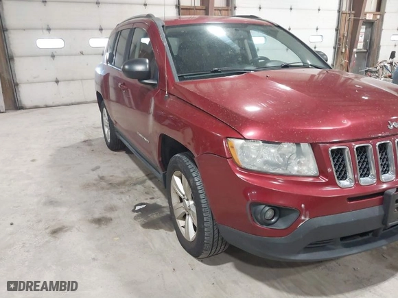 2012 Jeep Compass Latitude with VIN 1C4NJCEA1CD661104, listed as a IAAI auction lot 41702686 with 179,130 mi miles. Bid and sale history available at carsss.com. Image 12.
