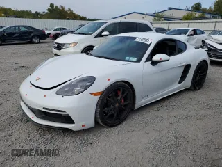 2018 Porsche Cayman S with VIN WP0AB2A89JS278304, listed as a Copart auction lot 72137544 with Not Provided miles and Salvage Title. Bid and sale history available at DreamBid. Image 1.