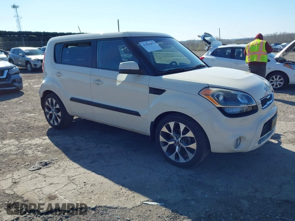 2012 Kia Soul + with VIN KNDJT2A68C7417016, listed as a IAAI auction lot 41984033 with 103,557 mi miles. Bid and sale history available at carsss.com. Image 1.