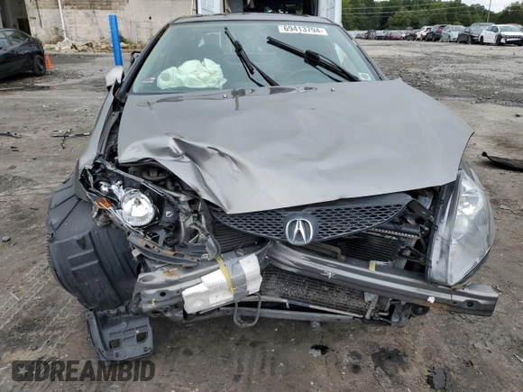 2006 Acura RSX Type-S Leather with VIN JH4DC53056S007071, listed as a Copart auction lot 69413794 with Not Provided miles and Salvage Title. Bid and sale history available at carsss.com. Image 5.