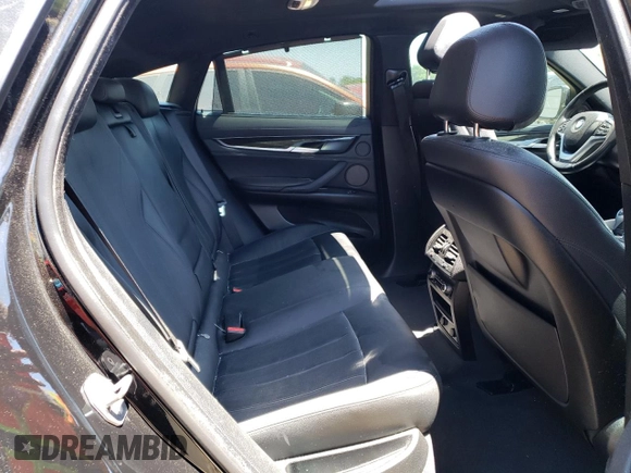 2017 BMW X6 sDrive35i with VIN 5UXKU0C33H0F99864, listed as a Copart auction lot 58706734 with 0 mi miles and Non Repairable. Bid and sale history available at carsss.com. Image 10.