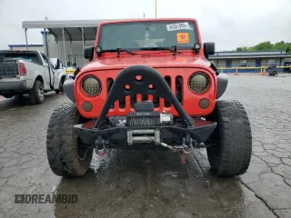 2014 Jeep Wrangler Unlimited Rubicon X with VIN 1C4BJWFG9EL322266, listed as a Copart auction lot 54381095 with 126,850 mi miles and Salvage title. Bid and sale history available at DreamBid. Image 5.