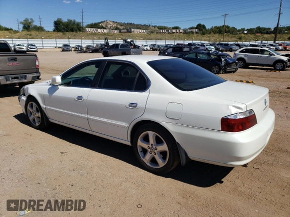 2003 Acura TL Type S with VIN 19UUA56873A013143, listed as a Copart auction lot 72776774 with 173,702 mi miles and Salvage Title. Bid and sale history available at carsss.com. Image 2.
