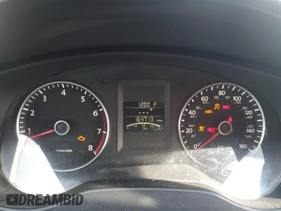 2012 Volkswagen Jetta SE with VIN 3VWDP7AJ2CM340651, listed as a Copart auction lot 55100135 with 164,713 mi miles and Non repairable. Bid and sale history available at DreamBid. Image 9.