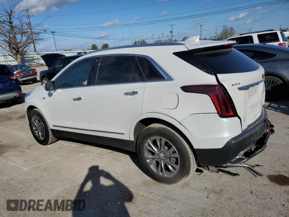 2023 Cadillac XT5 AWD Premium Luxury with VIN 1GYKNDR44PZ196239, listed as a Copart auction lot 79122674 with 20,226 mi miles and Salvage Title. Bid and sale history available at DreamBid. Image 2.