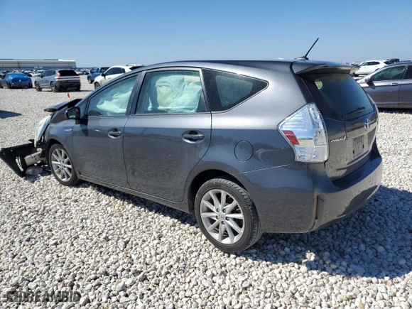 2013 Toyota Prius v Two with VIN JTDZN3EU4D3193103, listed as a Copart auction lot 46634435 with 0 mi miles and Salvage Title. Bid and sale history available at carsss.com. Image 2.