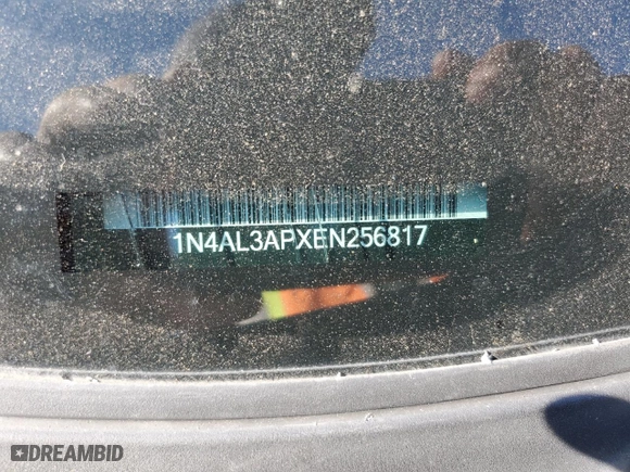 2014 Nissan Altima 2.5 S with VIN 1N4AL3APXEN256817, listed as a Copart auction lot 50710245 with 152,757 mi miles and Salvage Title. Bid and sale history available at carsss.com. Image 14.