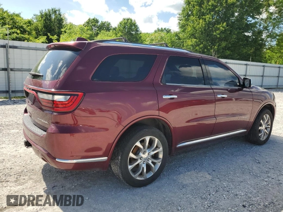 2016 Dodge Durango Citadel z VIN 1C4RDJEG5GC315621, wystawiony jako Copart lot #55091595 z przebiegiem 164 227 mil mil oraz Czysty tytuł • Clean title. Historia ofert i sprzedaży dostępna na DreamBid. Obrazek 3.