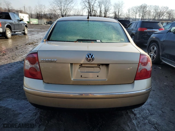 2003 Volkswagen Passat GLS with VIN WVWPD63B93P282024, listed as a Copart auction lot 85248354 with 103,706 mi miles and Clean Title. Bid and sale history available at carsss.com. Image 6.
