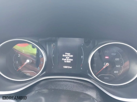 2019 Jeep Compass Latitude w/Sun/Wheel Pkg with VIN 3C4NJCBBXKT612991, listed as a IAAI auction lot 41937925 with 158,013 mi miles. Bid and sale history available at carsss.com. Image 7.