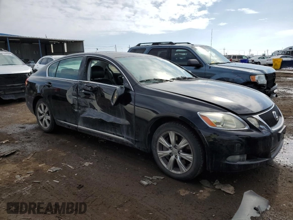 2008 Lexus GS 350 with VIN JTHCE96S580014255, listed as a Copart auction lot 45982585 with 173,116 mi miles and Salvage Title. Bid and sale history available at carsss.com. Image 4.