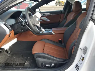 2024 BMW 8 Series M850i with VIN WBAGV8C06RCR92101, listed as a Copart auction lot 81748714 with 78 mi miles and Salvage Title. Bid and sale history available at carsss.com. Image 7.